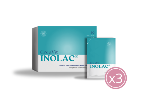 CreaVit Inolac® 30 Saşe, Sağlıklı hormon seviyeleri için_3 Aylık Doz